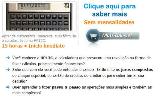 matemática hp12c