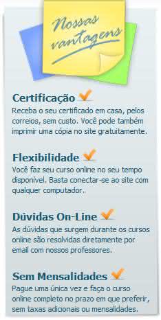 vantagens de fazer cursos online