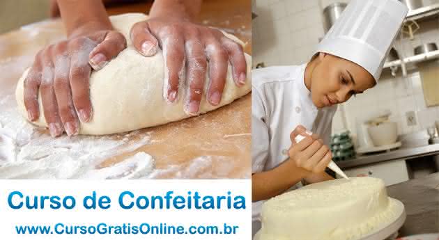 curso de confeitaria grátis