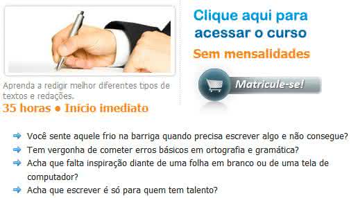 curso de redação