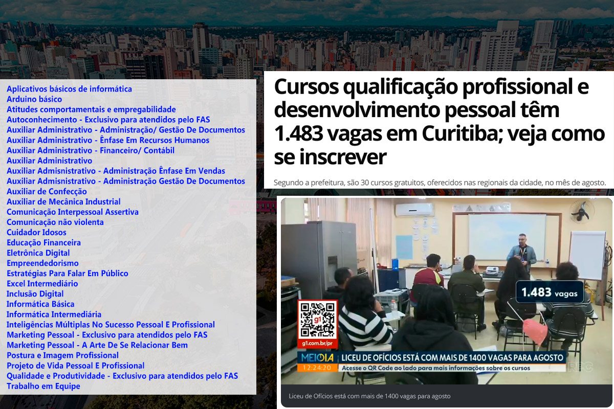 cursos gratuitos em curitiba