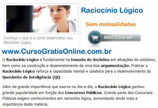 Curso de Raciocínio Lógico