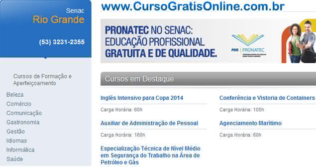 senac rio grande