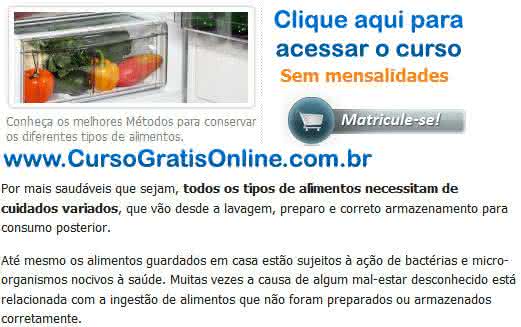 conservação de alimentos