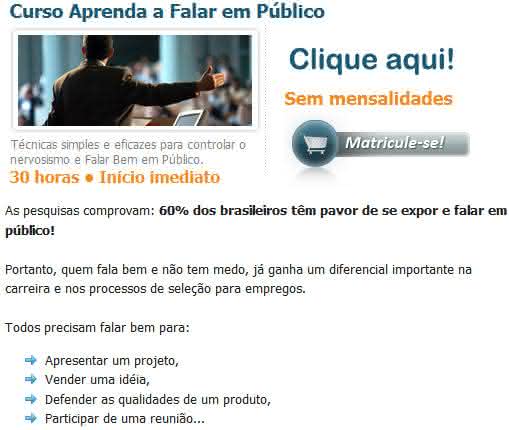 curso oratória