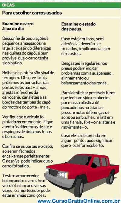 como comprar carro usado