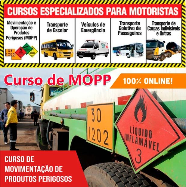 Curso MOPP com Certificado