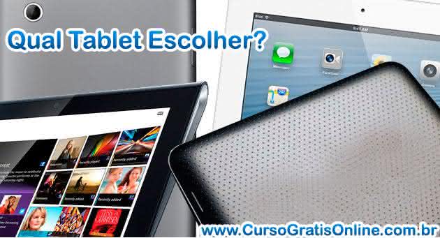 qual tablet escolher