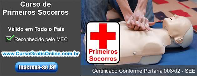 curso de primeiros socorros