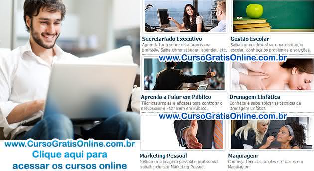 cursos grátis online