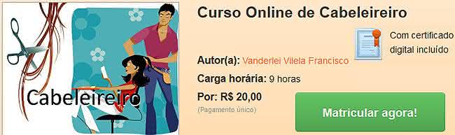 curso de cabeleireiro grátis