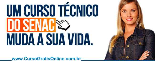 cursos técnicos do senac