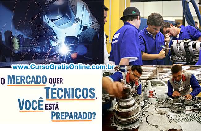 cursos técnicos profissionalizantes