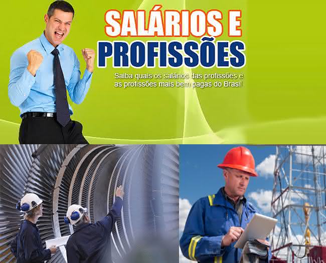 salários e profissões