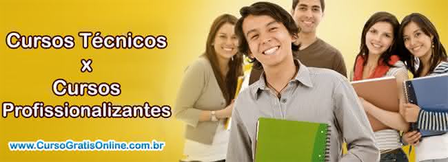 cursos profissionalizantes ou técnicos