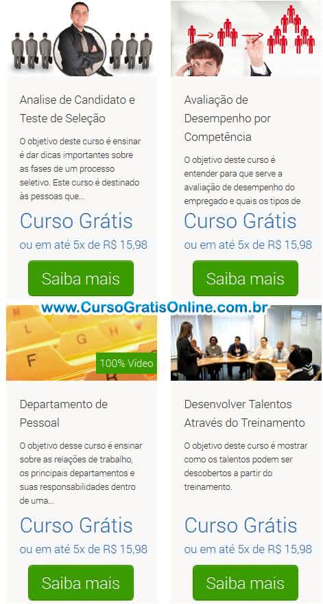 cursos de rh recursos humanos