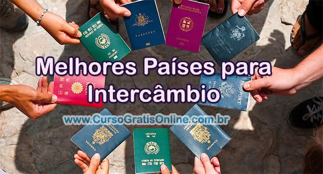 países para fazer intercâmbio