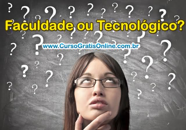 faculdade ou curso tecnológico