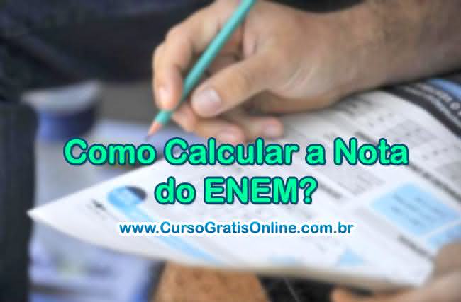 como calcular a nota do enem