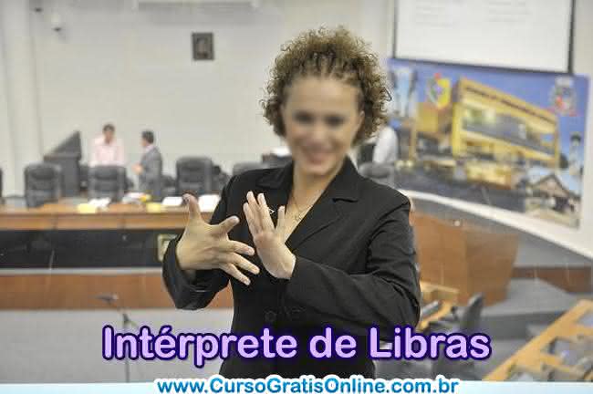 intérprete de libras