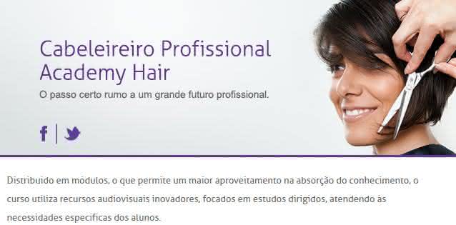 cabeleireiro profissional curso embelleze