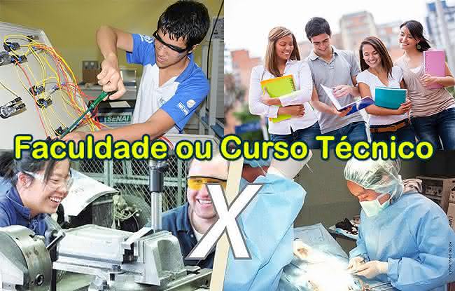 faculdade ou curso técnico