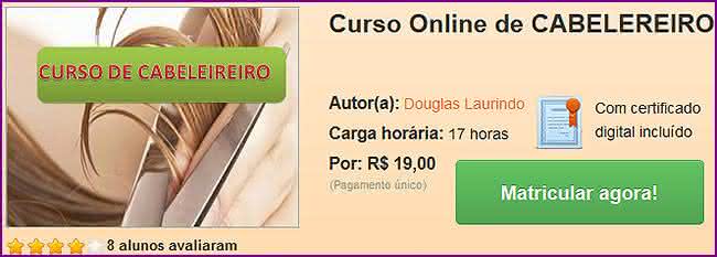 curso de cabeleireiro