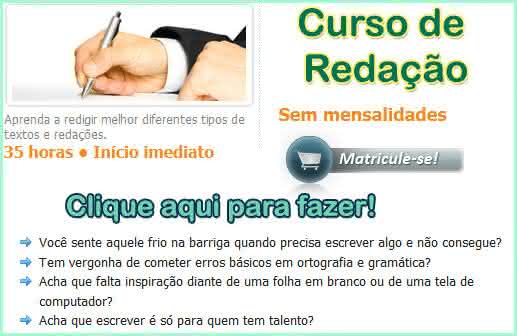 curso de redação