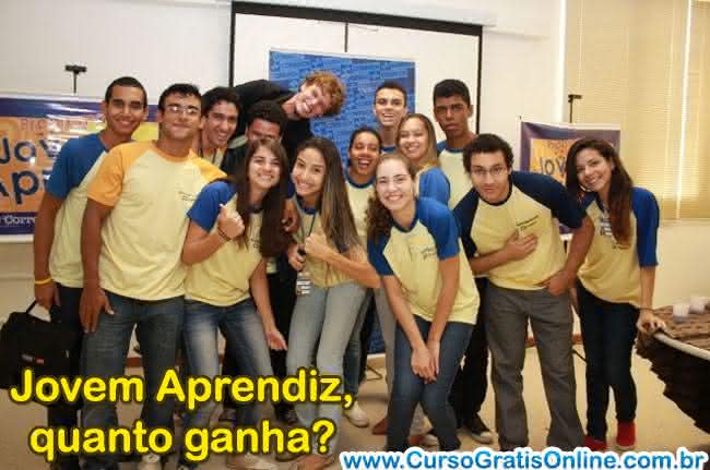 quanto ganha um jovem aprendiz