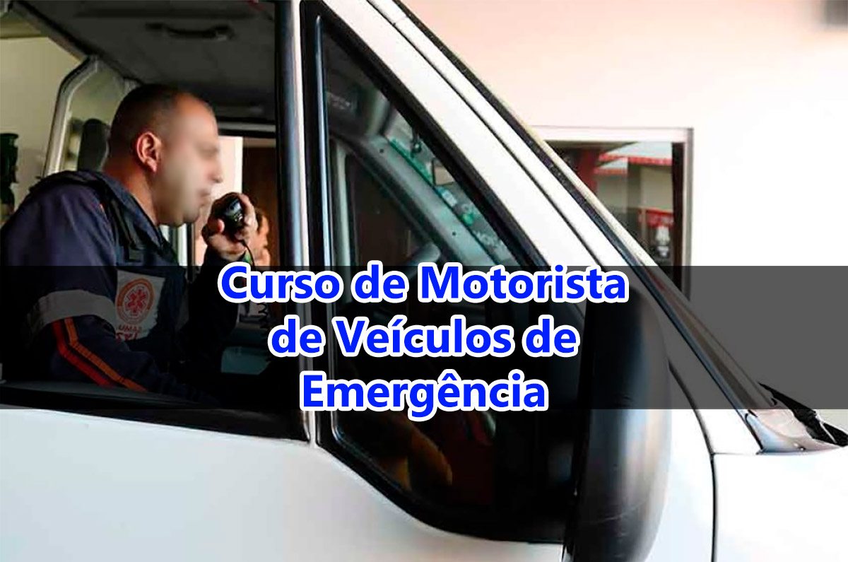 curso de motorista de veículos de emergência