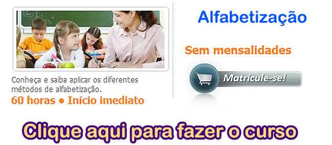 curso de alfabetização