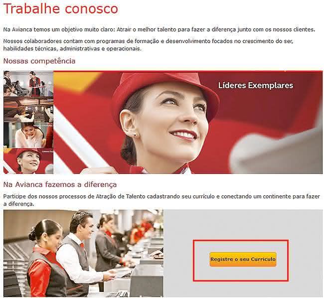 Avianca Trabalhe Conosco