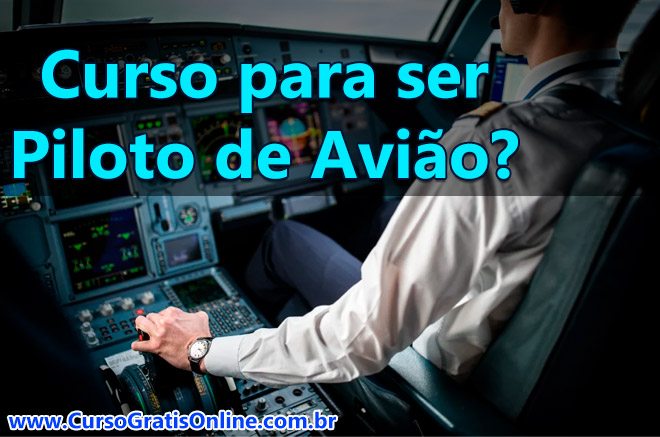 curso para piloto de avião