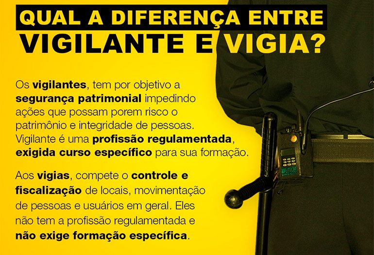 diferança entre vigia e vigilante