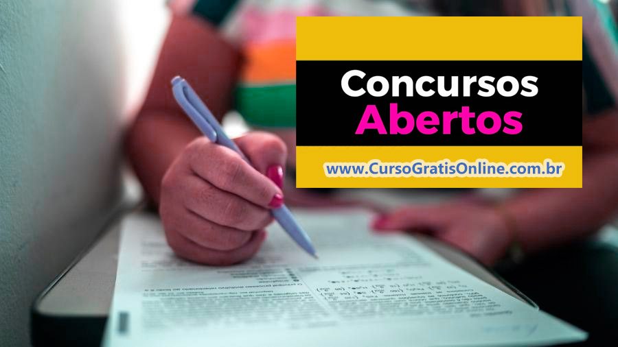 concursos inscrições