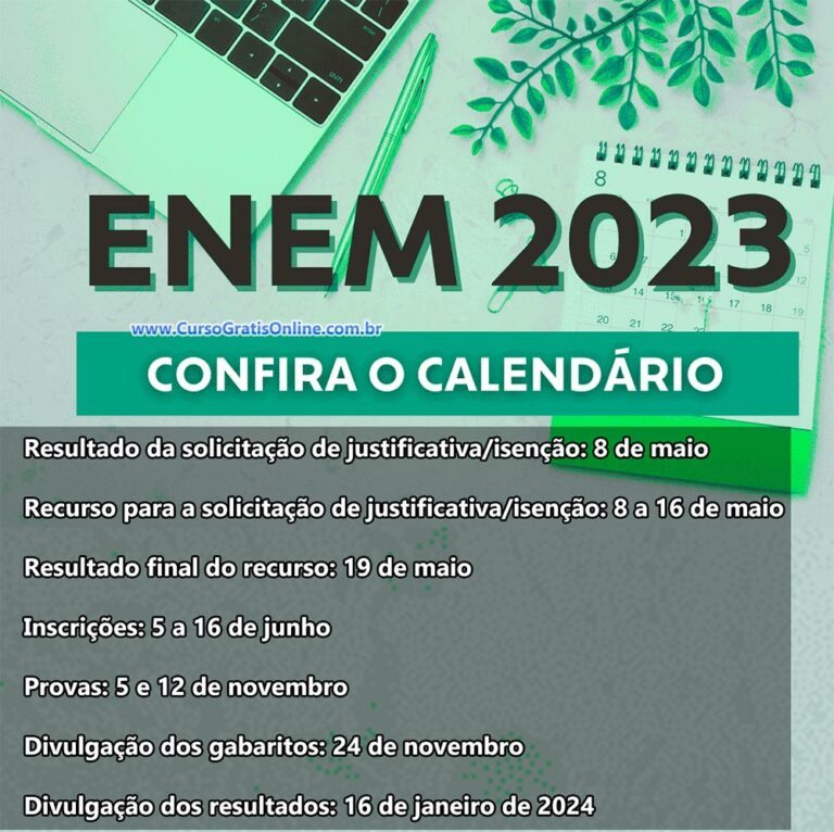 Inscrição ENEM 2023: 5 a 16 de Junho, valor, isenção e informações