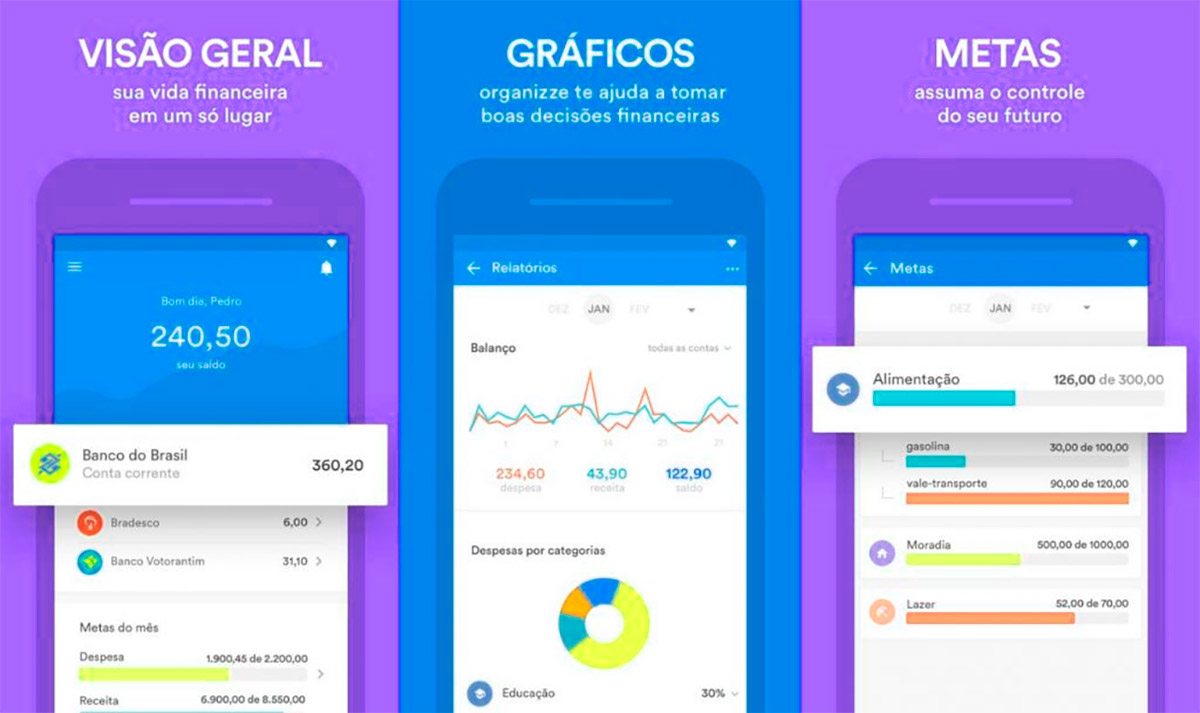 app de controle financeiros