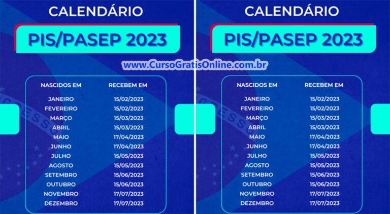 Calendário PIS 2023: Quando cai o pagamento?