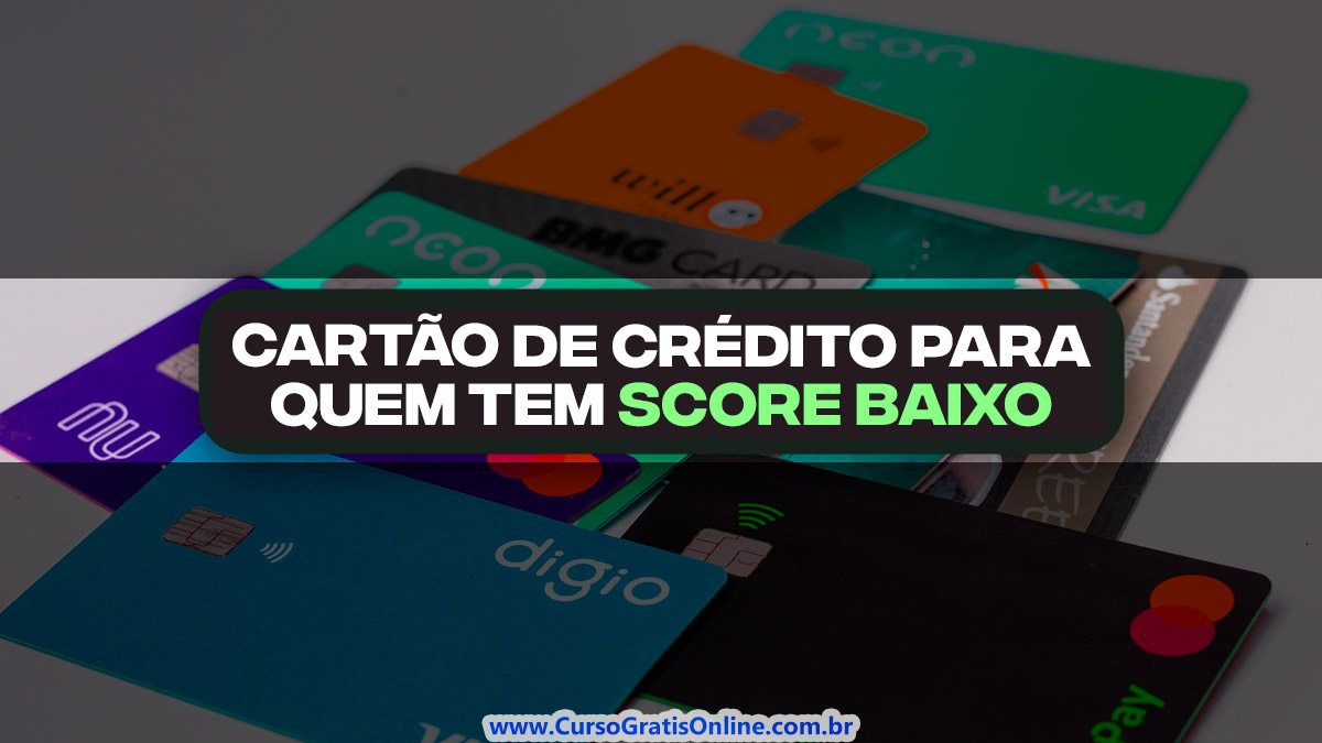 cartões score baixo