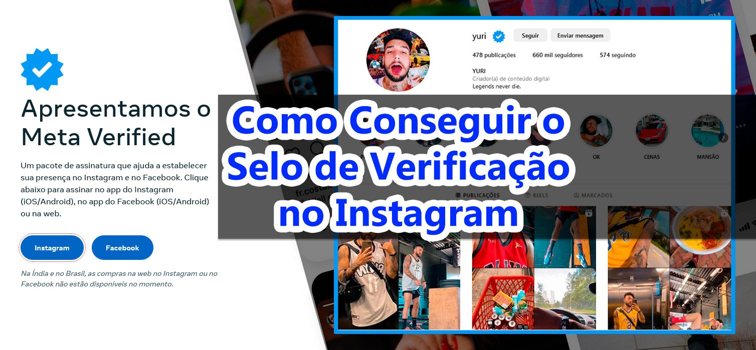 como conseguir o selo de verificação no instagram