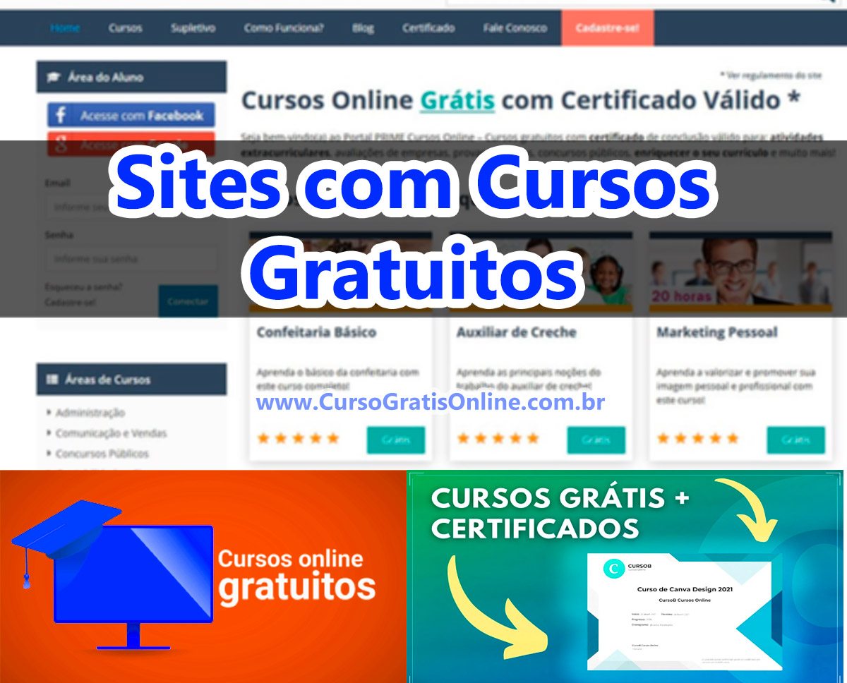 sites de cursos gratis