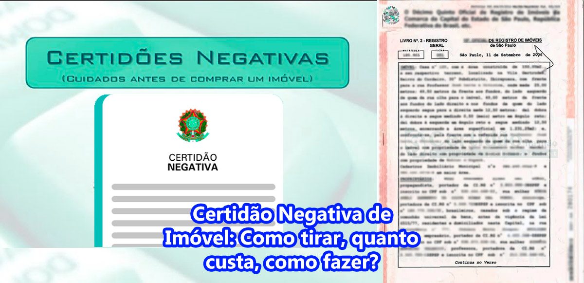 certidão negativa imóvel