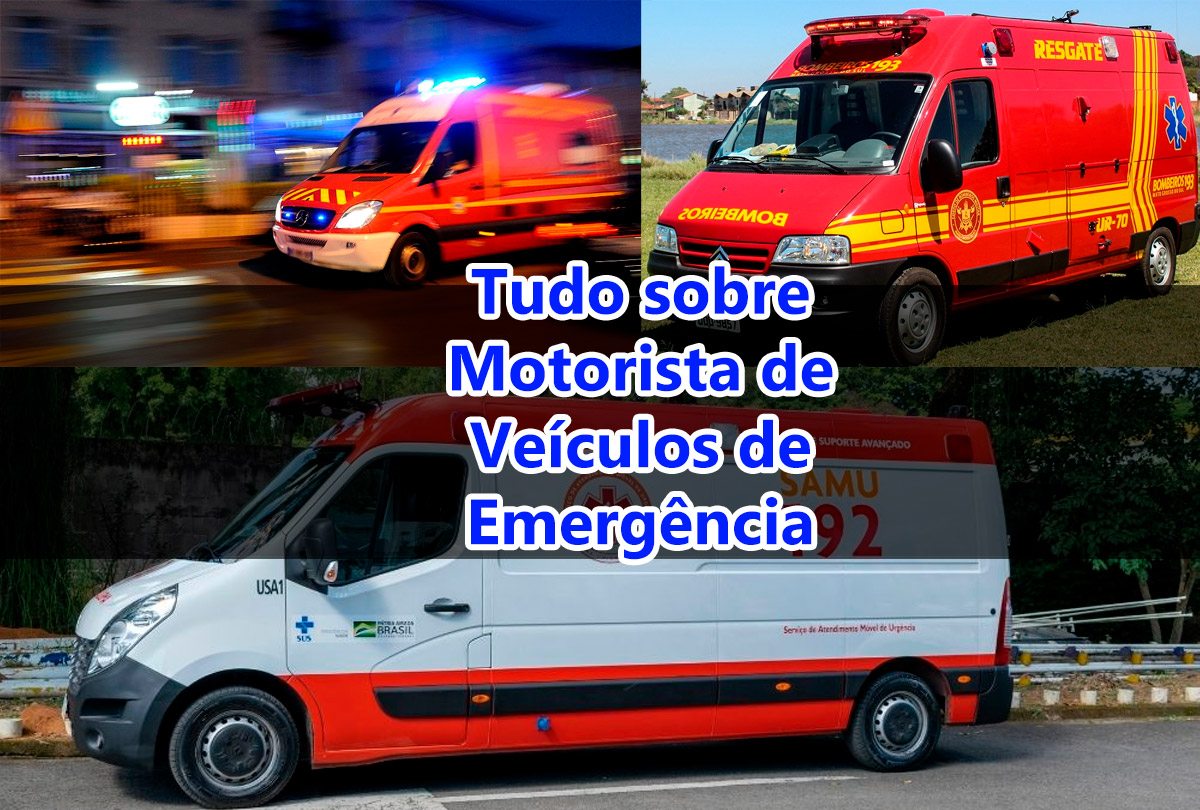 motorista de ambulância e resgate