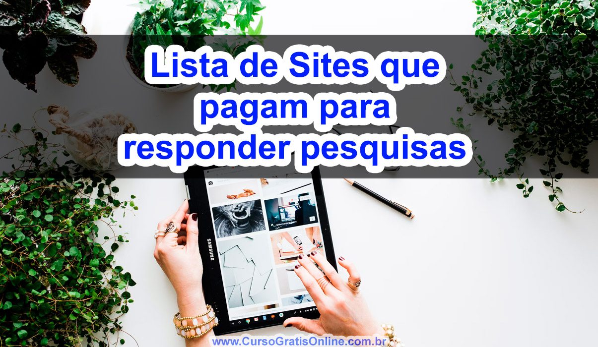 sites que pagam para responder pesquisas