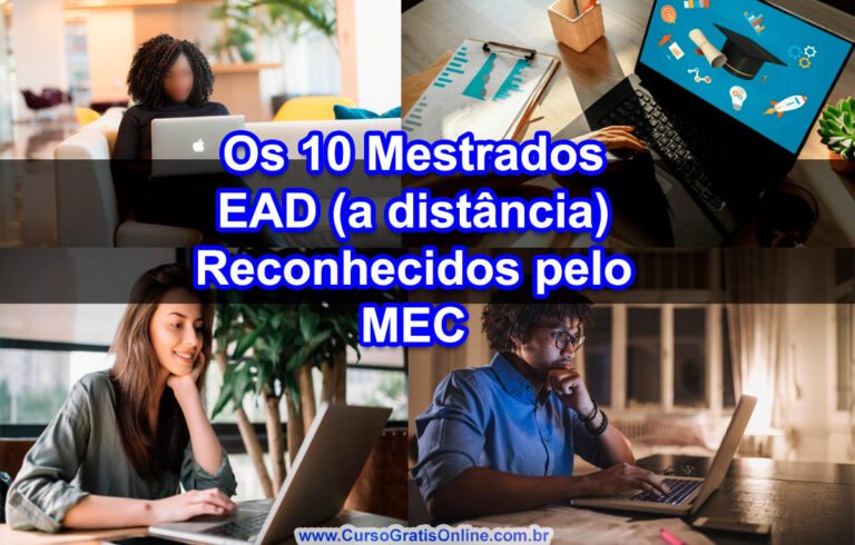 Os 10 Mestrados EAD (a distância) Reconhecidos pelo MEC